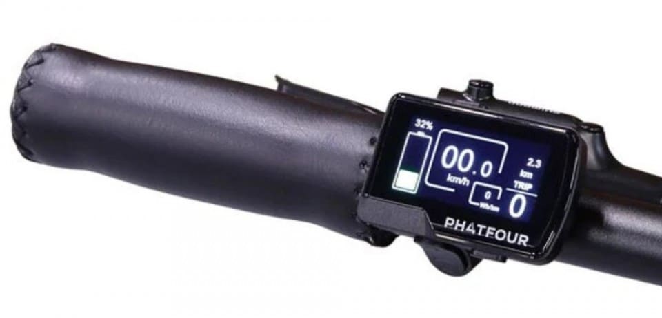 Phatfour FLX elektrische fatbike geel 500wh 750wh accu (5)