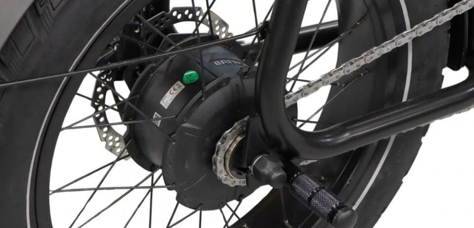 Phatfour FLX elektrische fatbike geel 500wh 750wh accu (6)