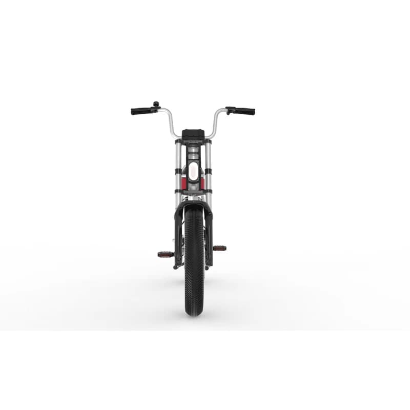 agm goccia ezi comfort elektrische fatbike zilver rood (6)