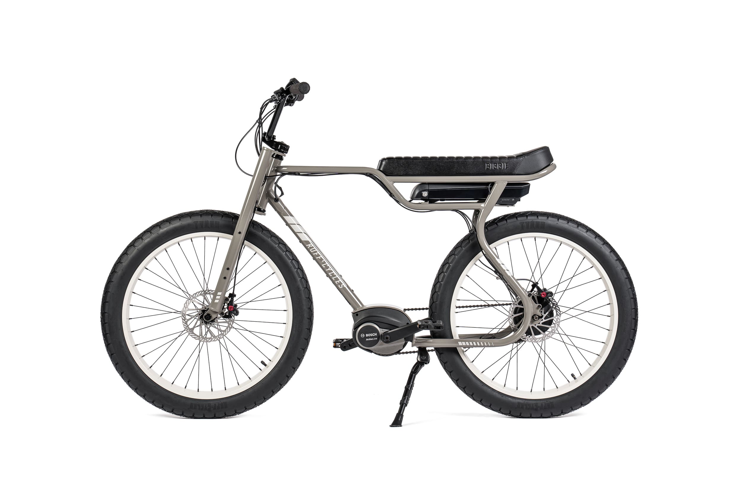 Ruff Cycles Biggie Elektrische Fatbike Bronson Grey 500wh