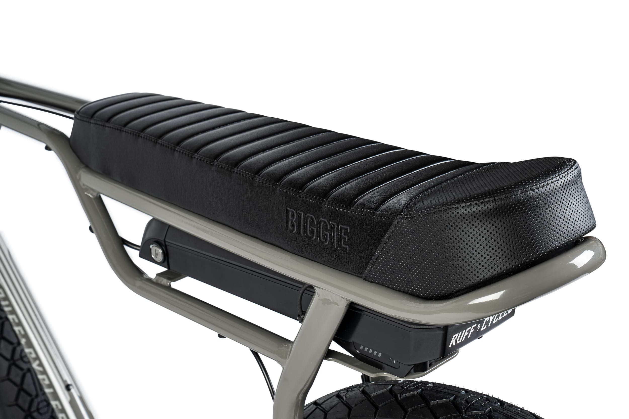 Ruff Cycles Biggie Elektrische Fatbike Bronson Grey 500wh