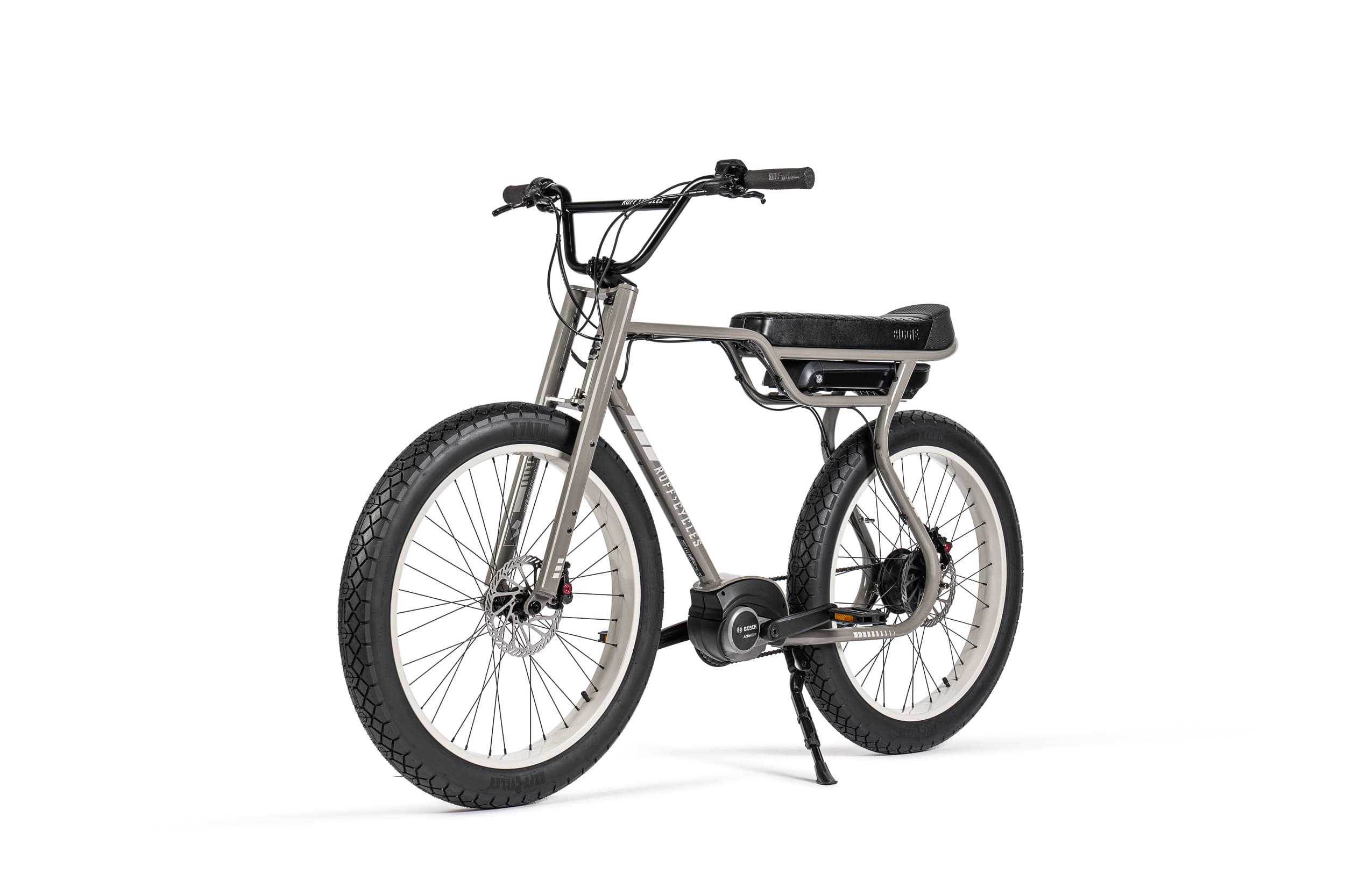 Ruff Cycles Biggie Elektrische Fatbike Bronson Grey 500wh