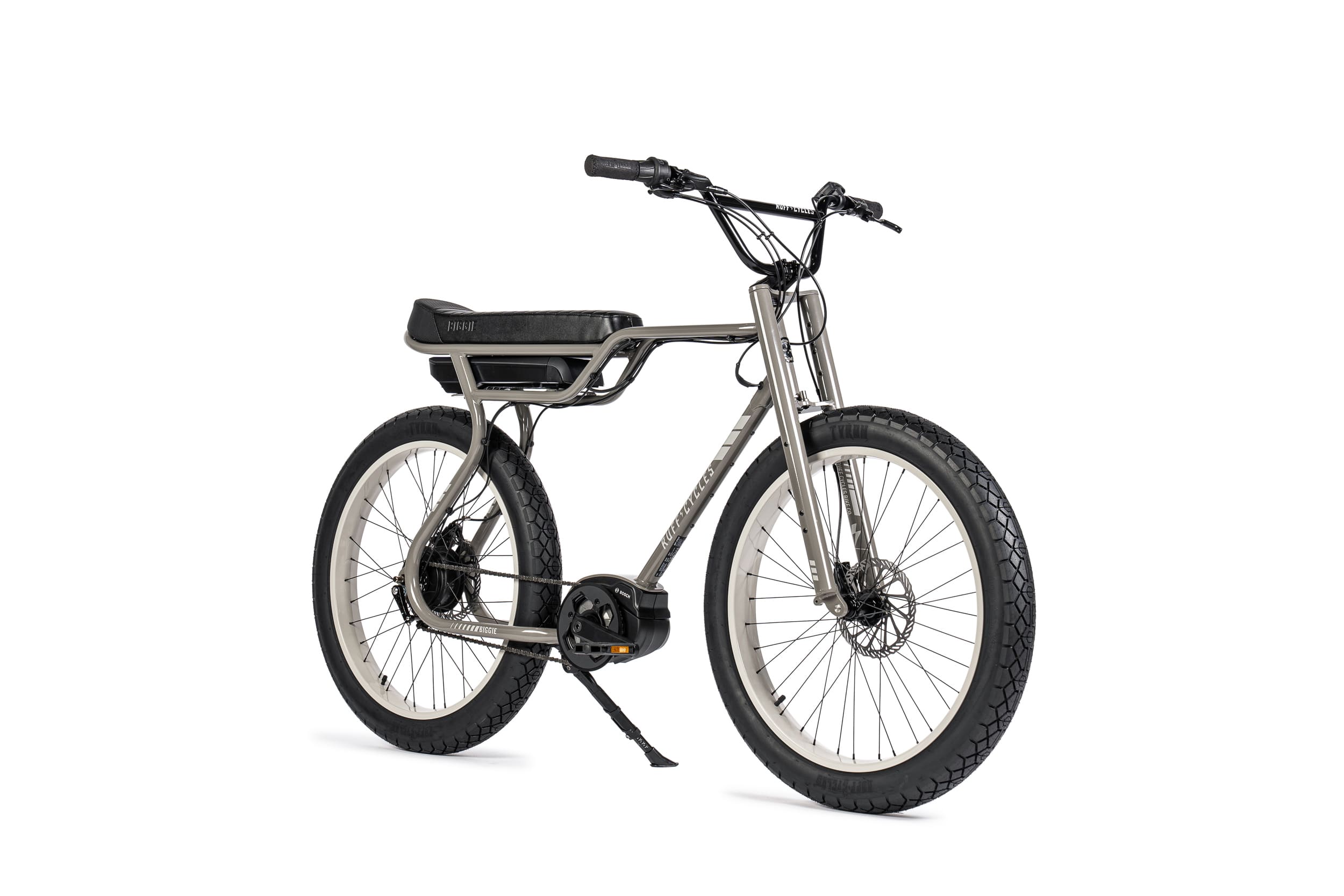 Ruff Cycles Biggie Elektrische Fatbike Bronson Grey 500wh