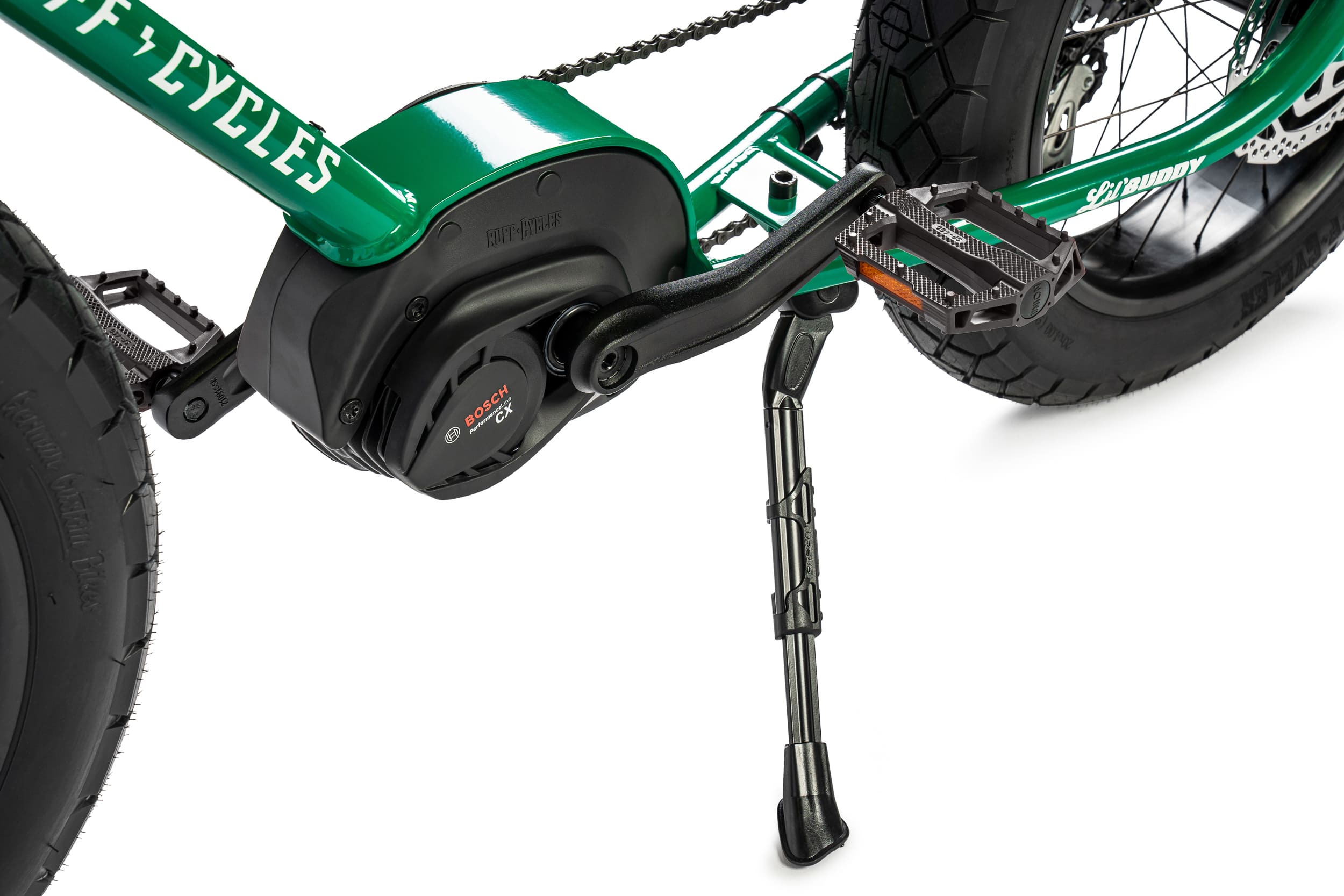 Ruff Cycles Lil Buddy Fatbike Devon Green Bosch Performance Line CX 500wh