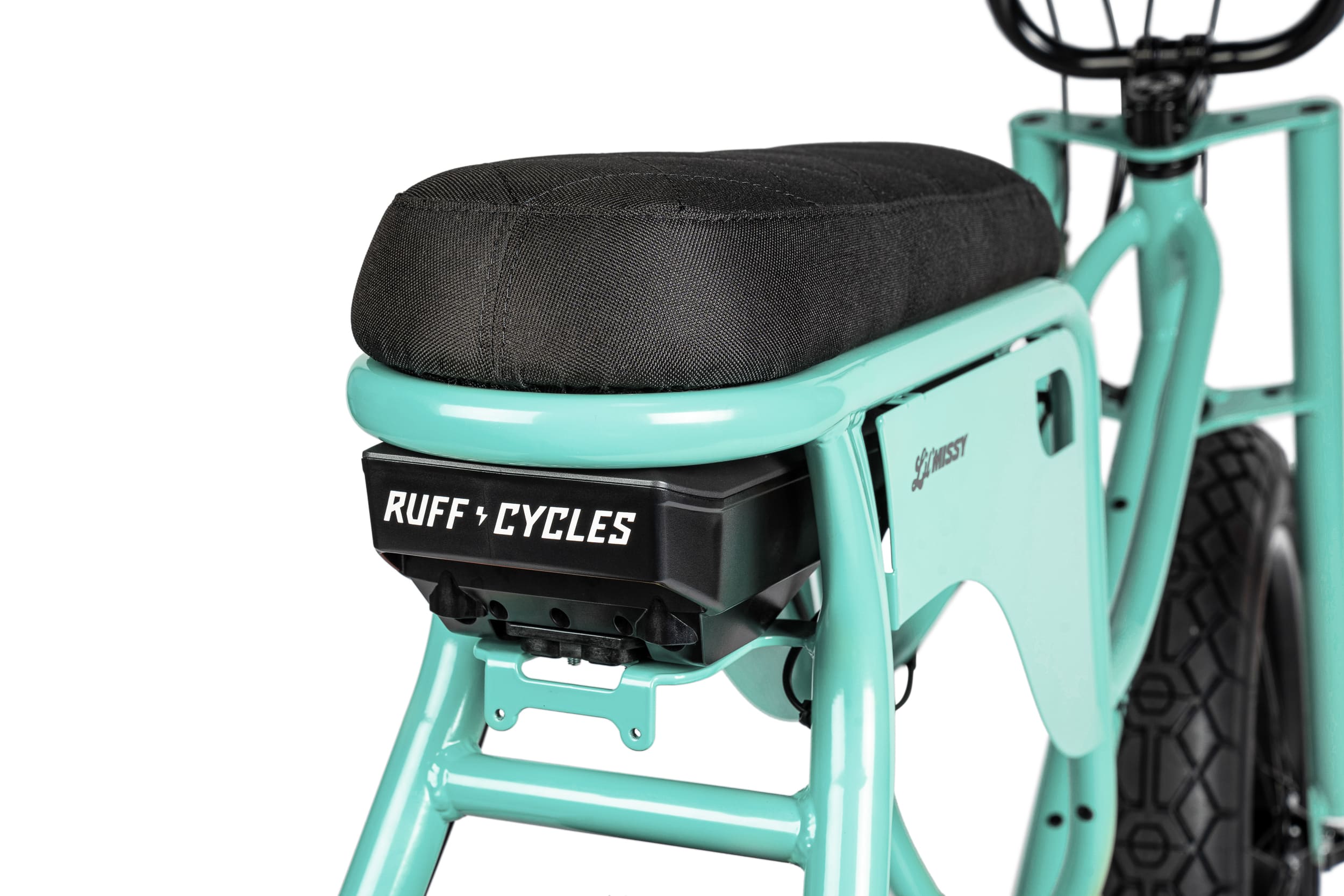 Ruff Cycles Lil Missy elektrische fatbike in de kleur Holly blauw en een 500 wh accu-10