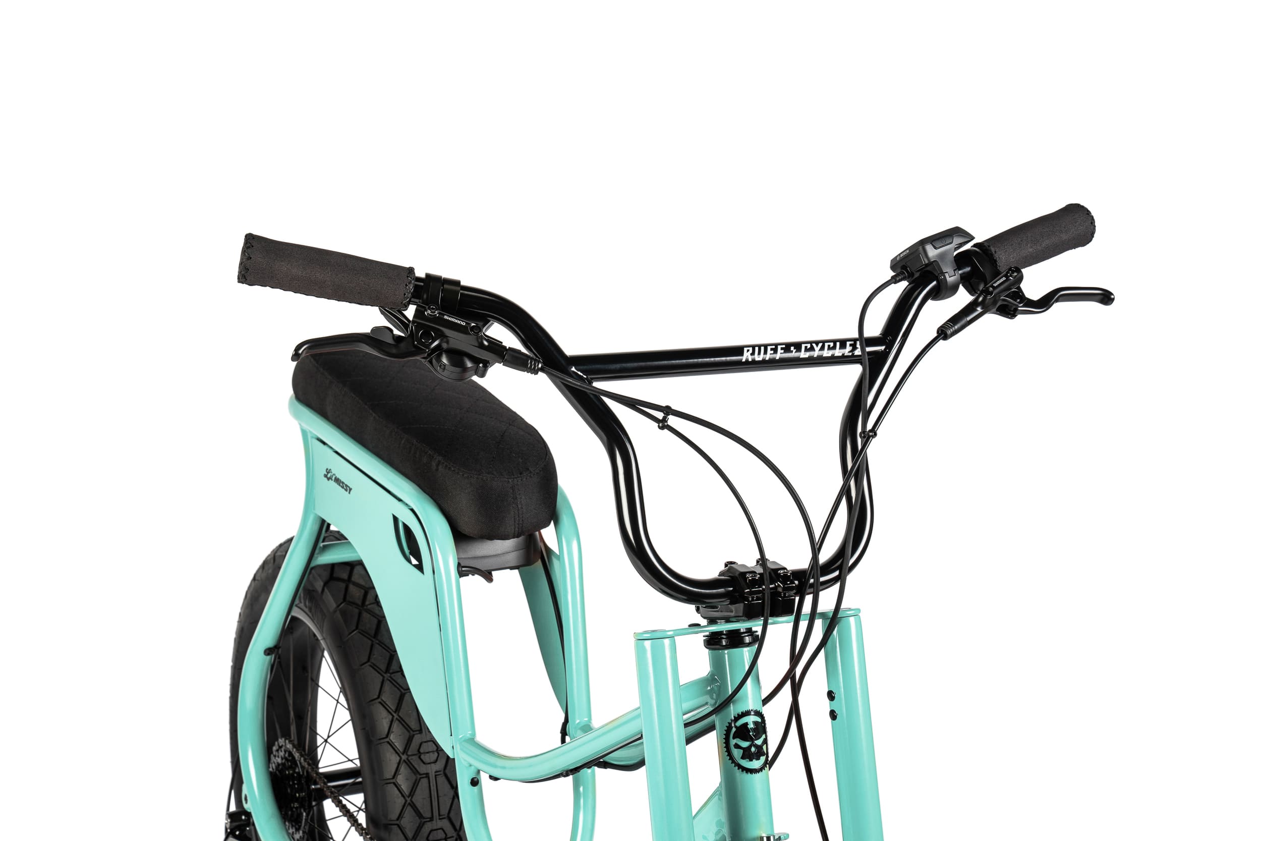 Ruff Cycles Lil Missy elektrische fatbike in de kleur Holly blauw en een 500 wh accu-6