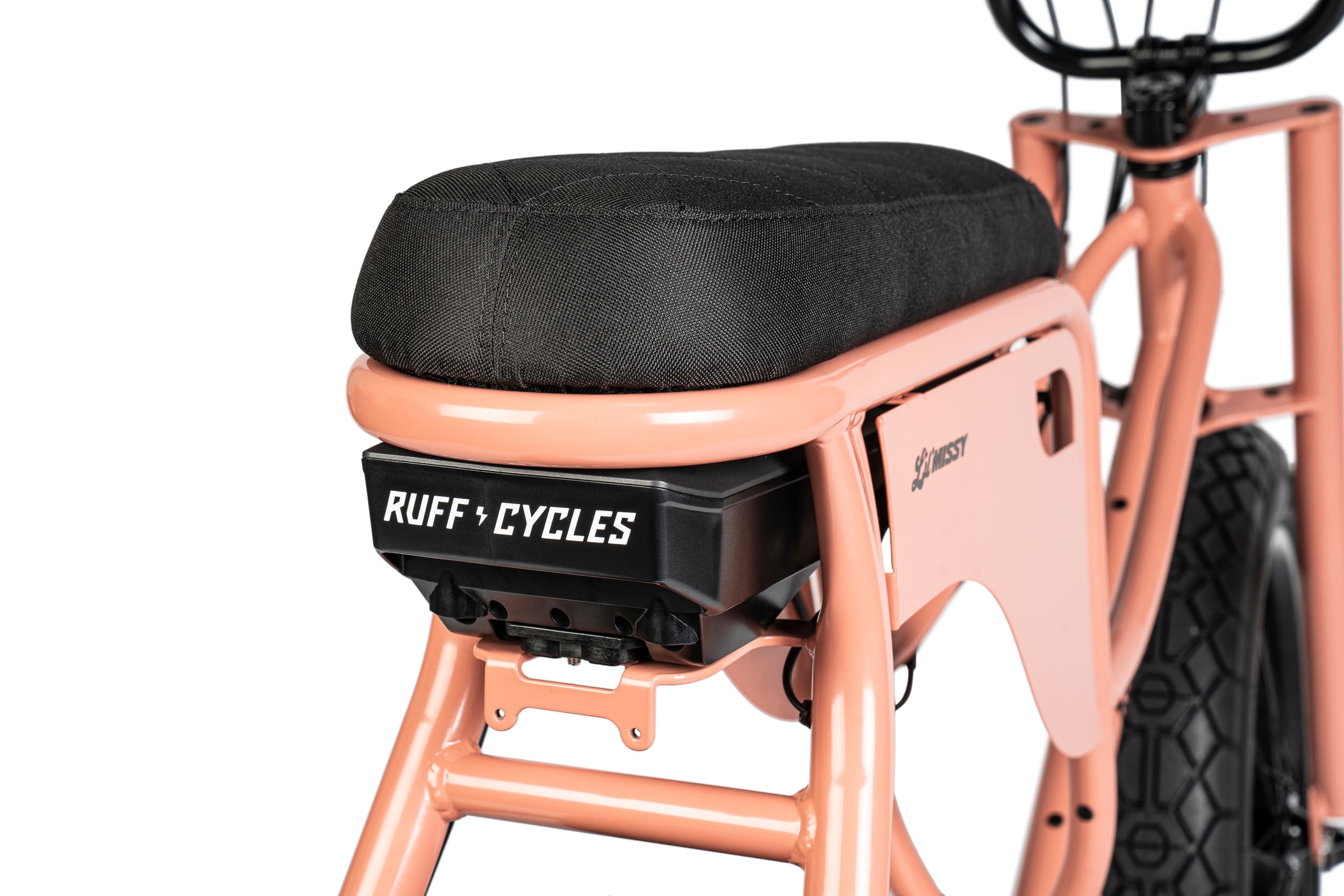 Ruff Cycles lil missy elektrische fatbike in de kleur Spring Tan. 8