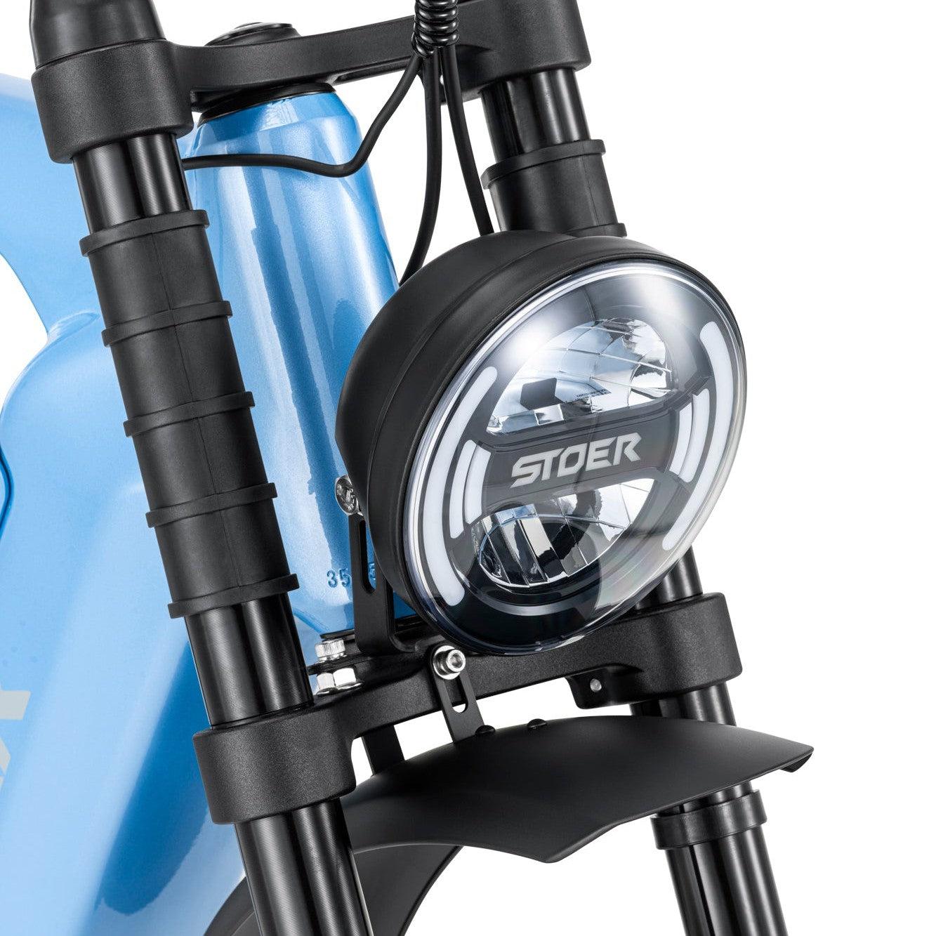 STOER UrbanX elektrische fatbike met dikke banden, geschikt voor alle terreinen.
