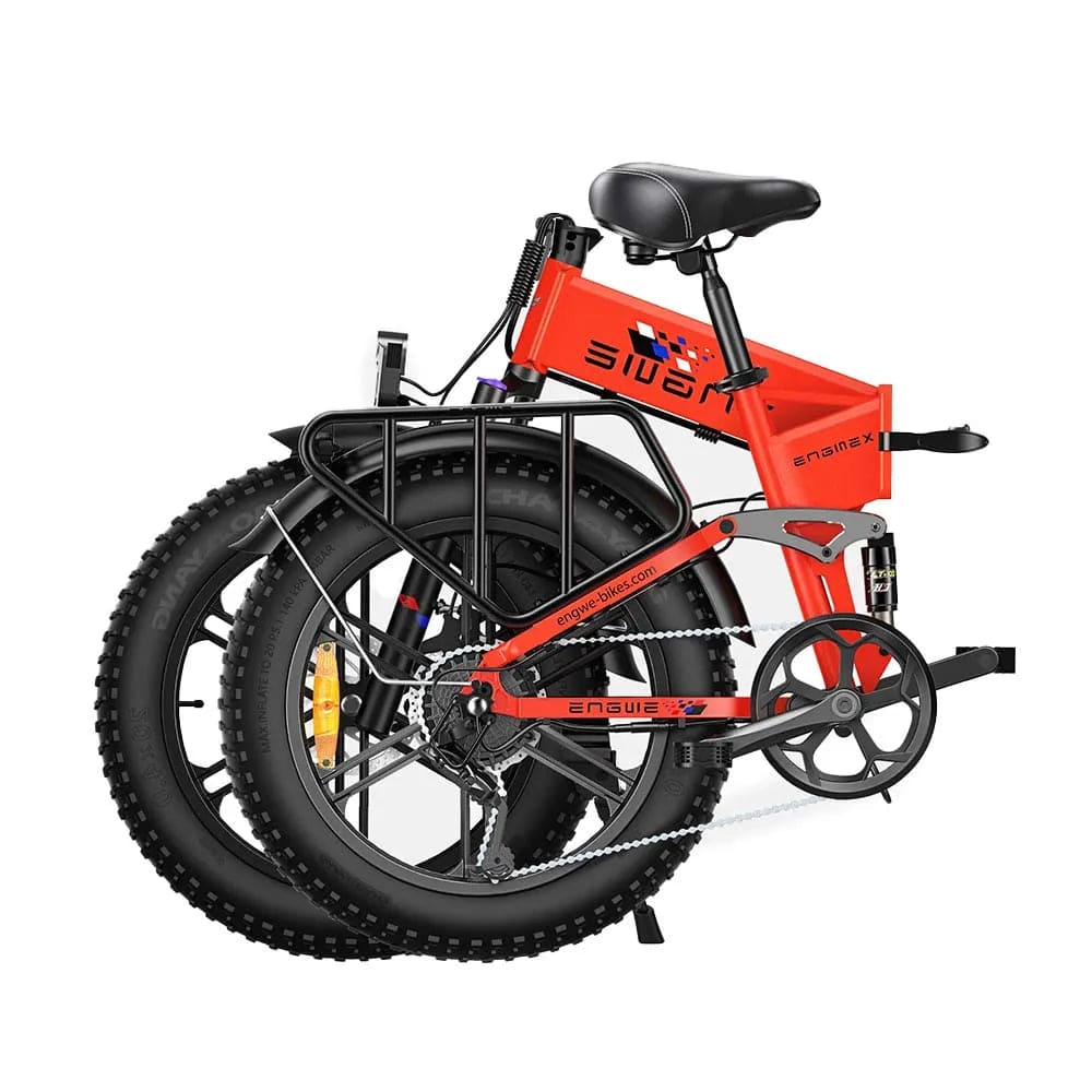 ENGWE Engine X 250W Vouwfiets opvouwbare Elektrische Fatbike kleur rood