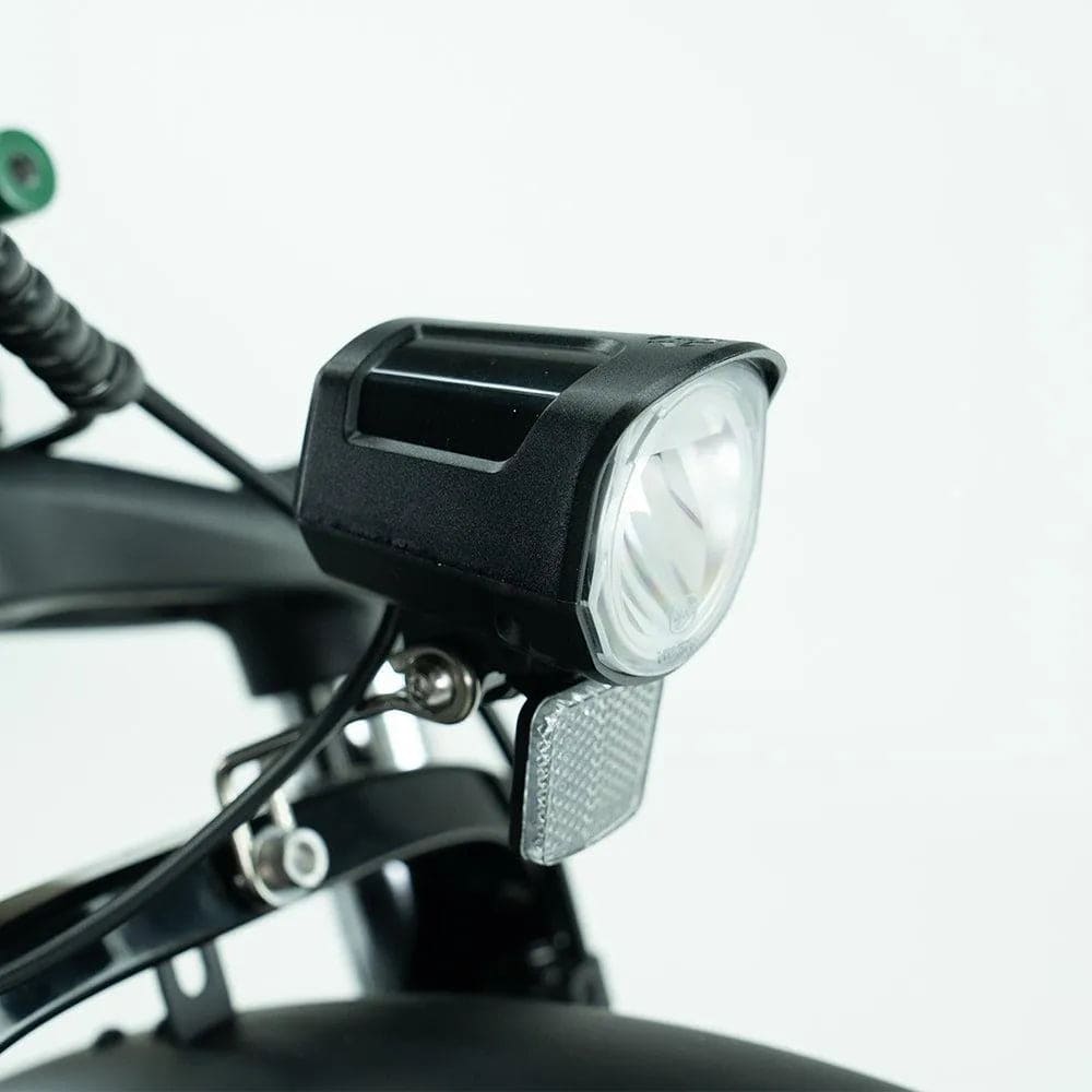 voorlicht lampje jobobike transer longtail fatbike e-bike zilver grijs