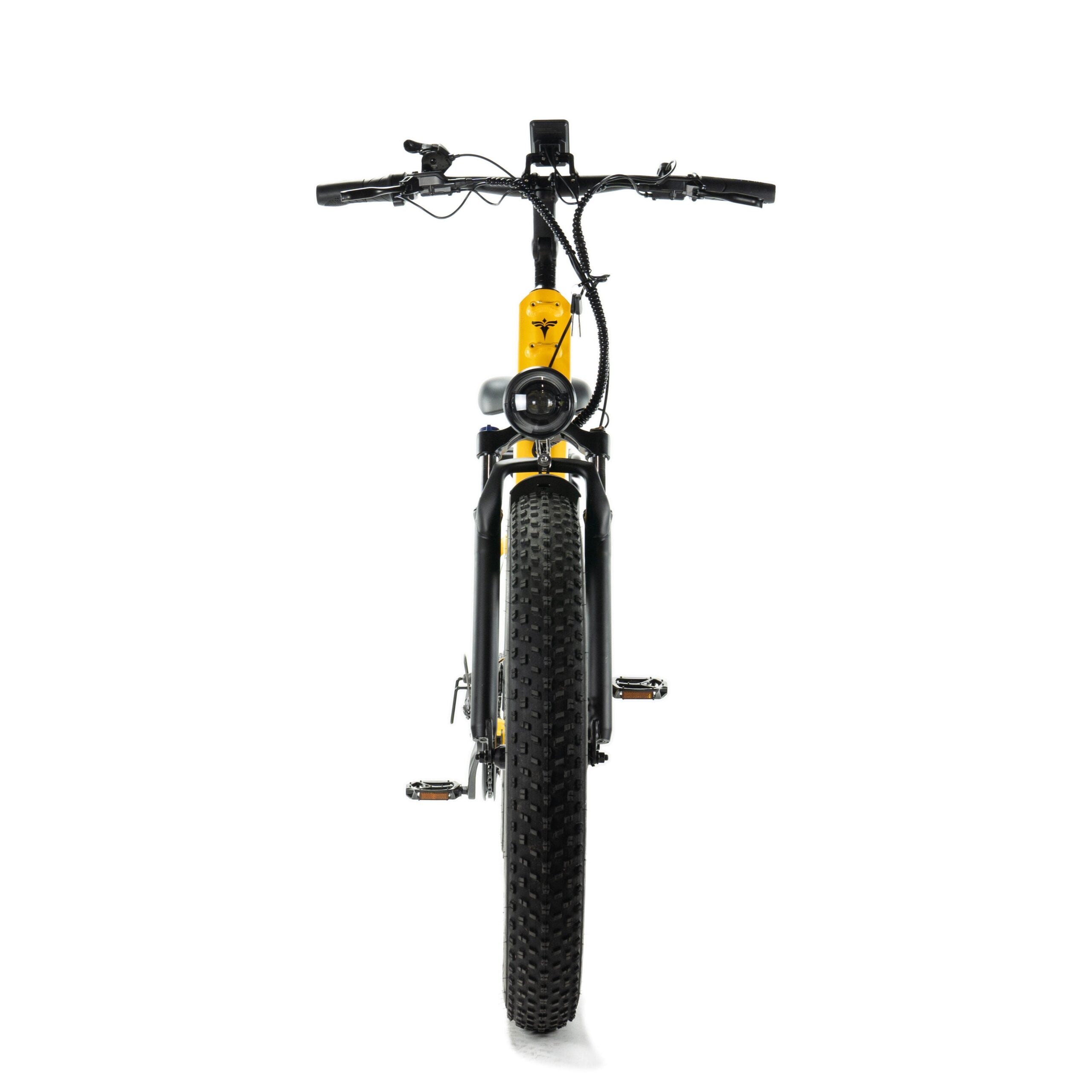 Gele Engwe E26 elektrische fatbike met lage instap frame