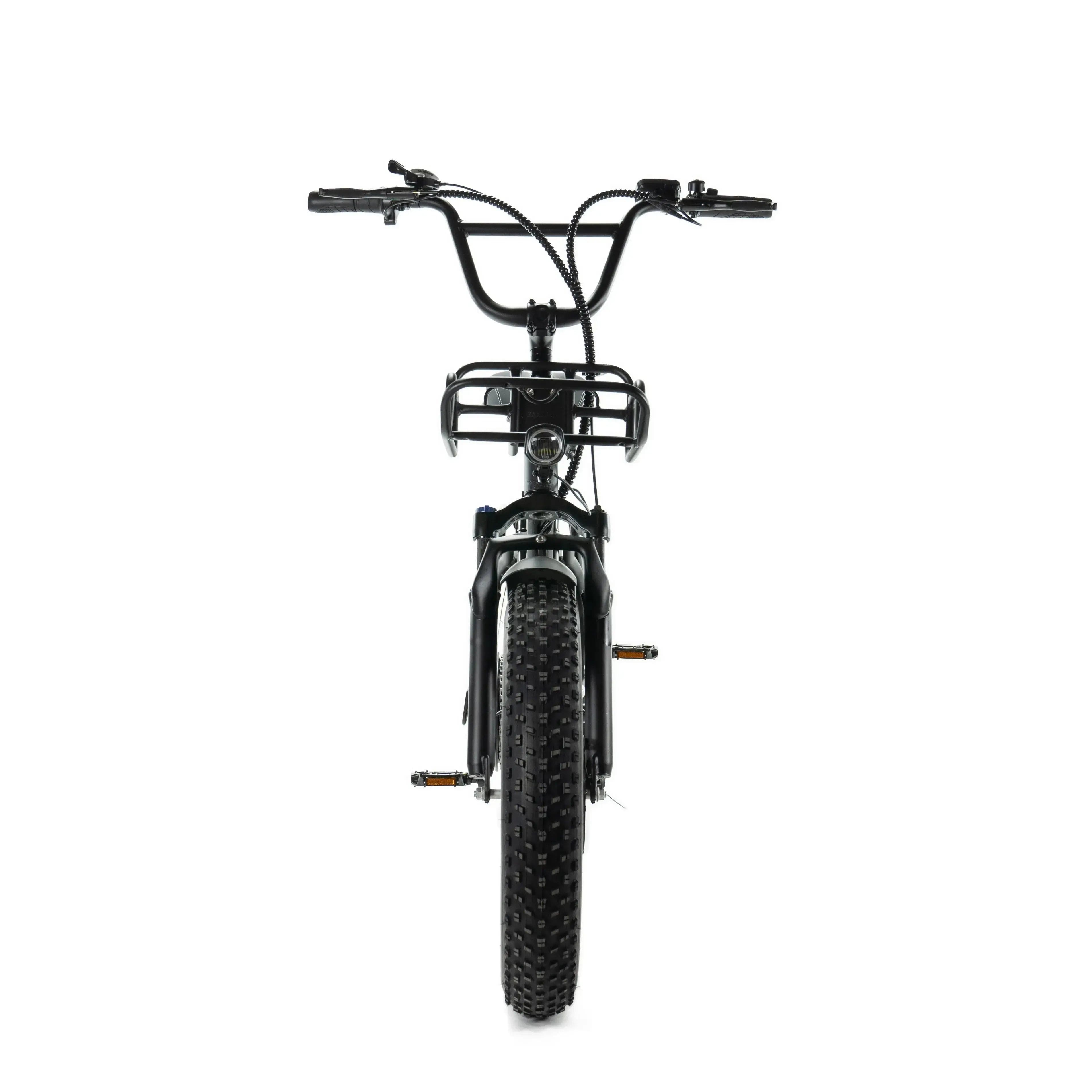 ENGWE L20 - Zwart - Fatbike - Lage instap - Voorrekje - 250W