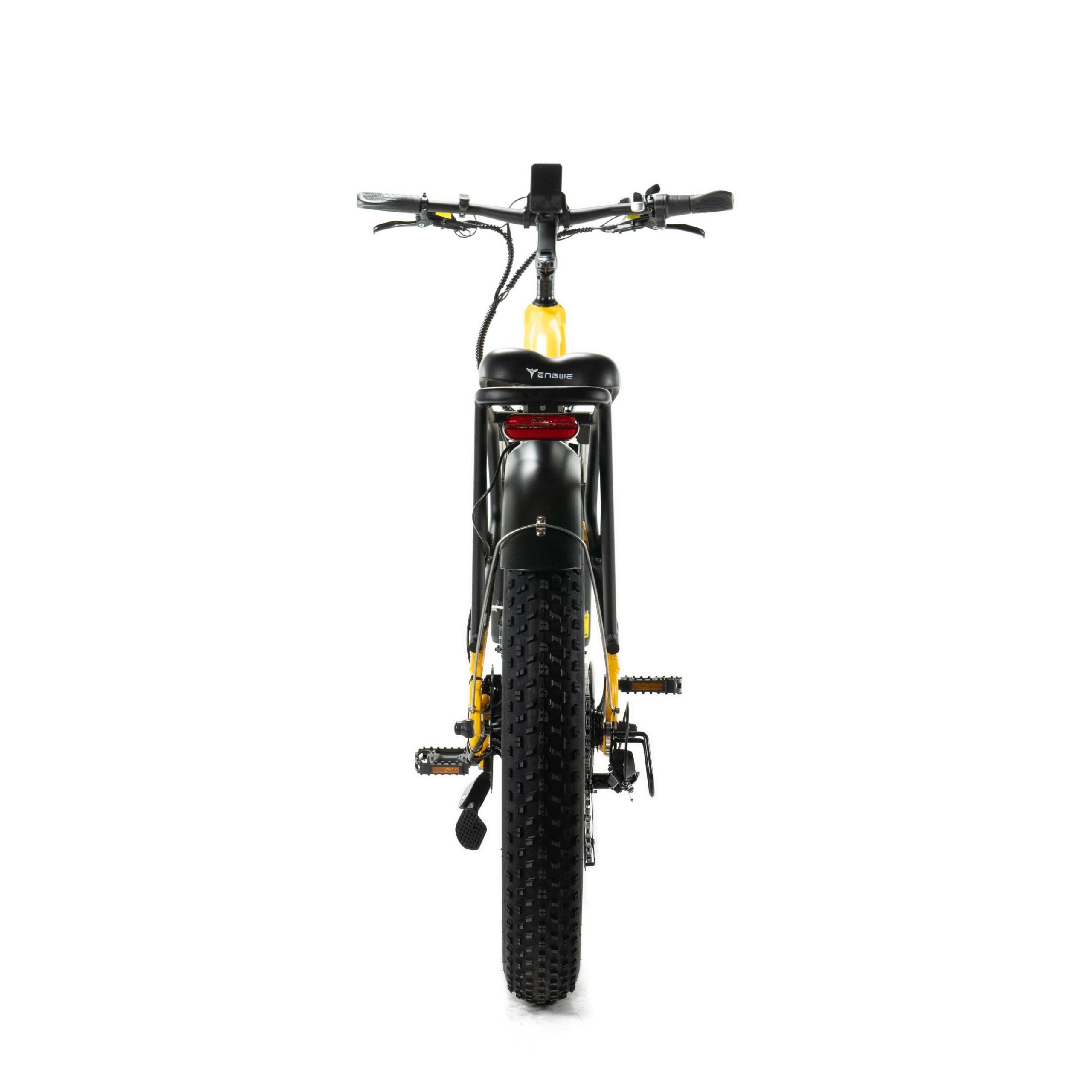gele Engwe E26 elektrische fatbike met hoge instap in de kleur geel