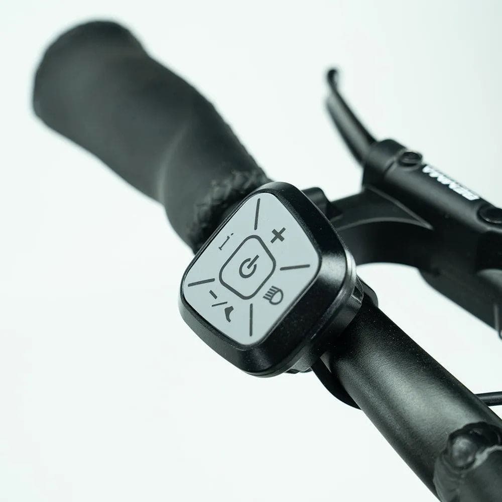 stuur jobobike transer longtail fatbike e-bike zilver grijs