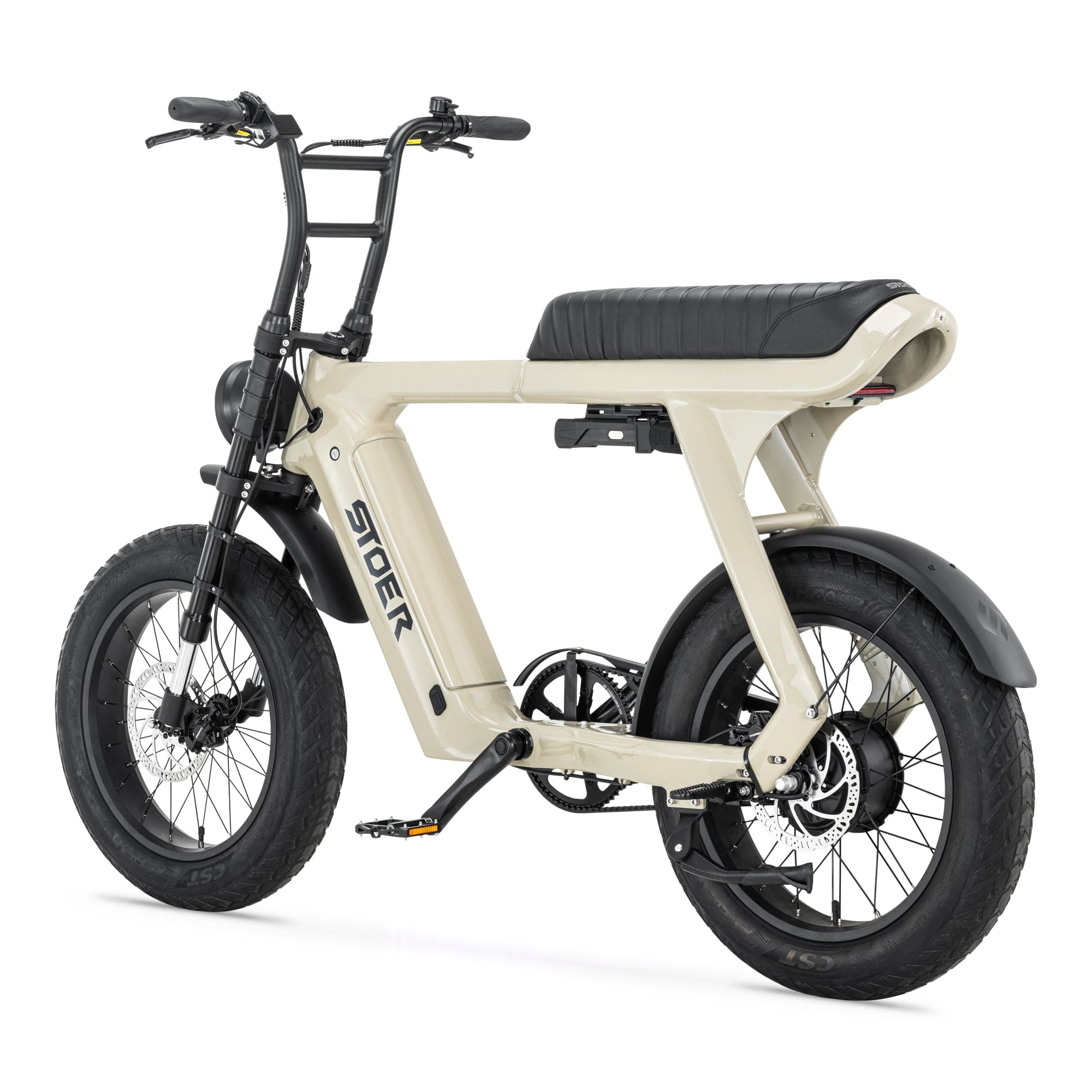 Stoer bikes elektrische fatbike in de kleur taupe