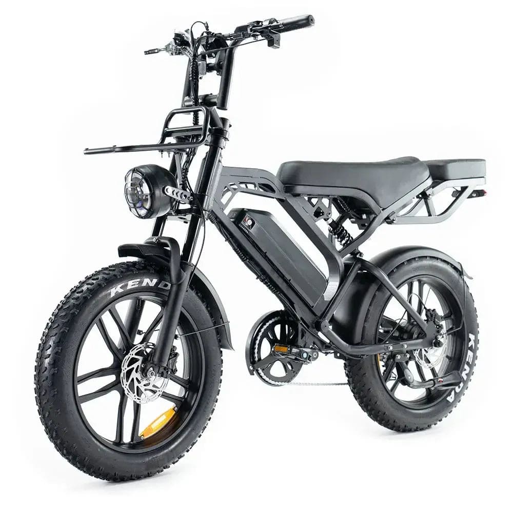 qm wheels v20 pro fatbike met achterzitje 250w legaal