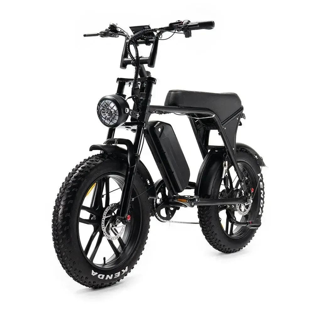 OUXI V8 MAX 3.0 (2025) - Dubbele Accu - Fatbike - Zwart - 250W + Achterzitje + Alarm + Voetsteuntjes