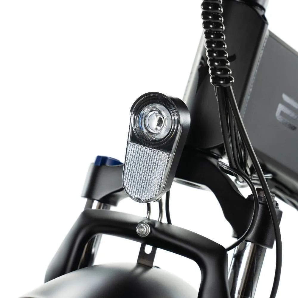 voor verlichting lampen ENGWE Engine X 250W Vouwfiets opvouwbare Elektrische Fatbike kleur Zwart