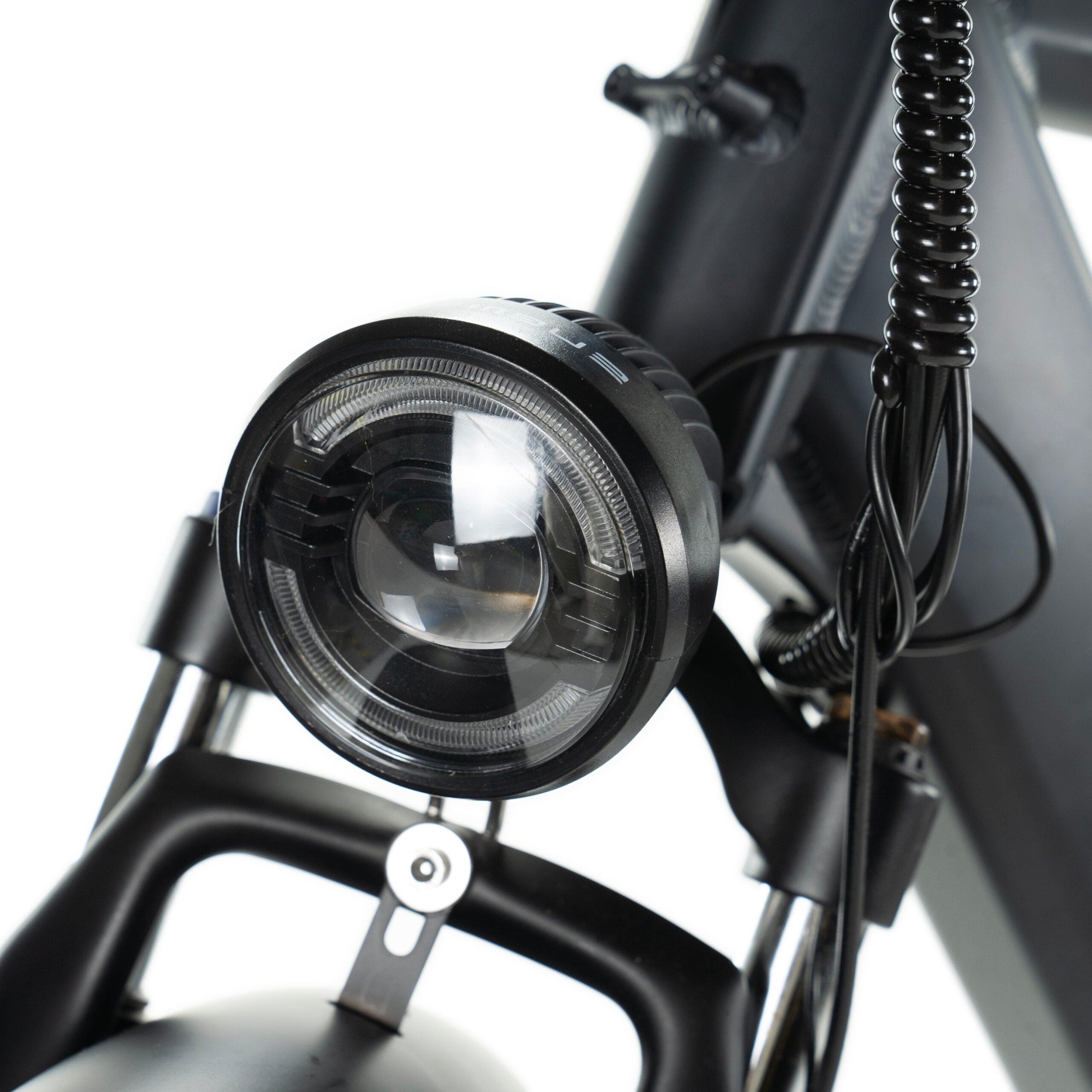 Zwarte Engwe E26 elektrische fatbike met hoge instap frame