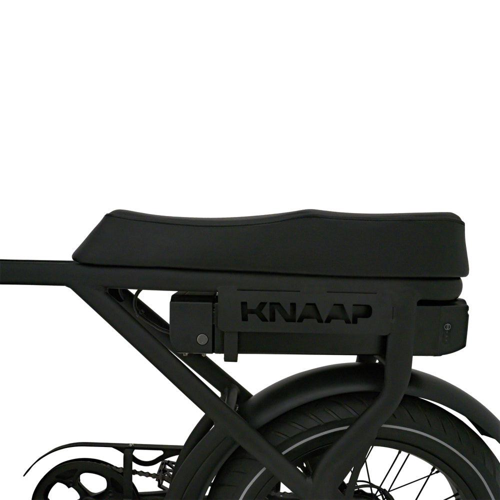 knaap ams x zwart fatbike met hoge instap en dikke banden