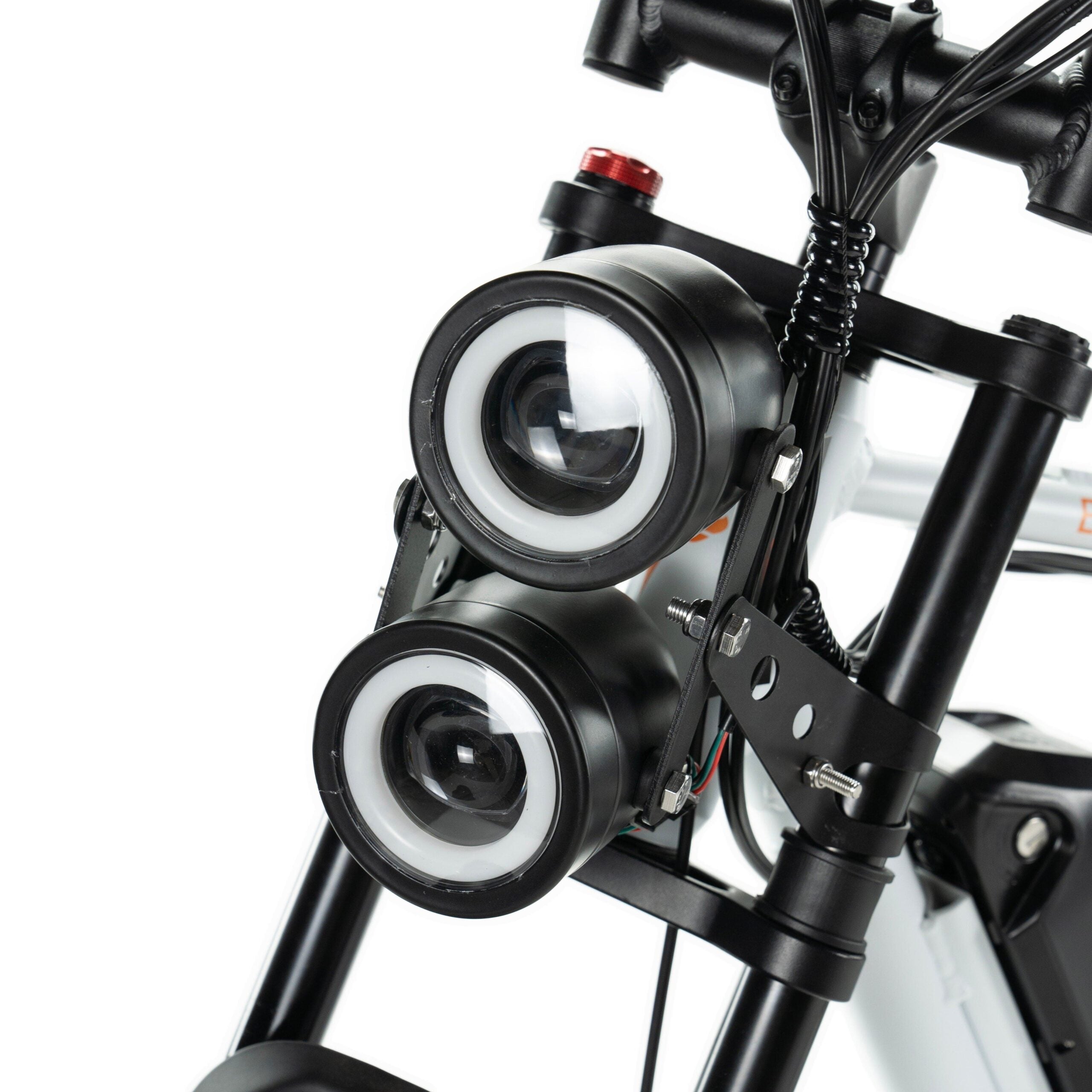 engwe bikes M20 elektrische fatbike met enkele batterij in de kleur wit