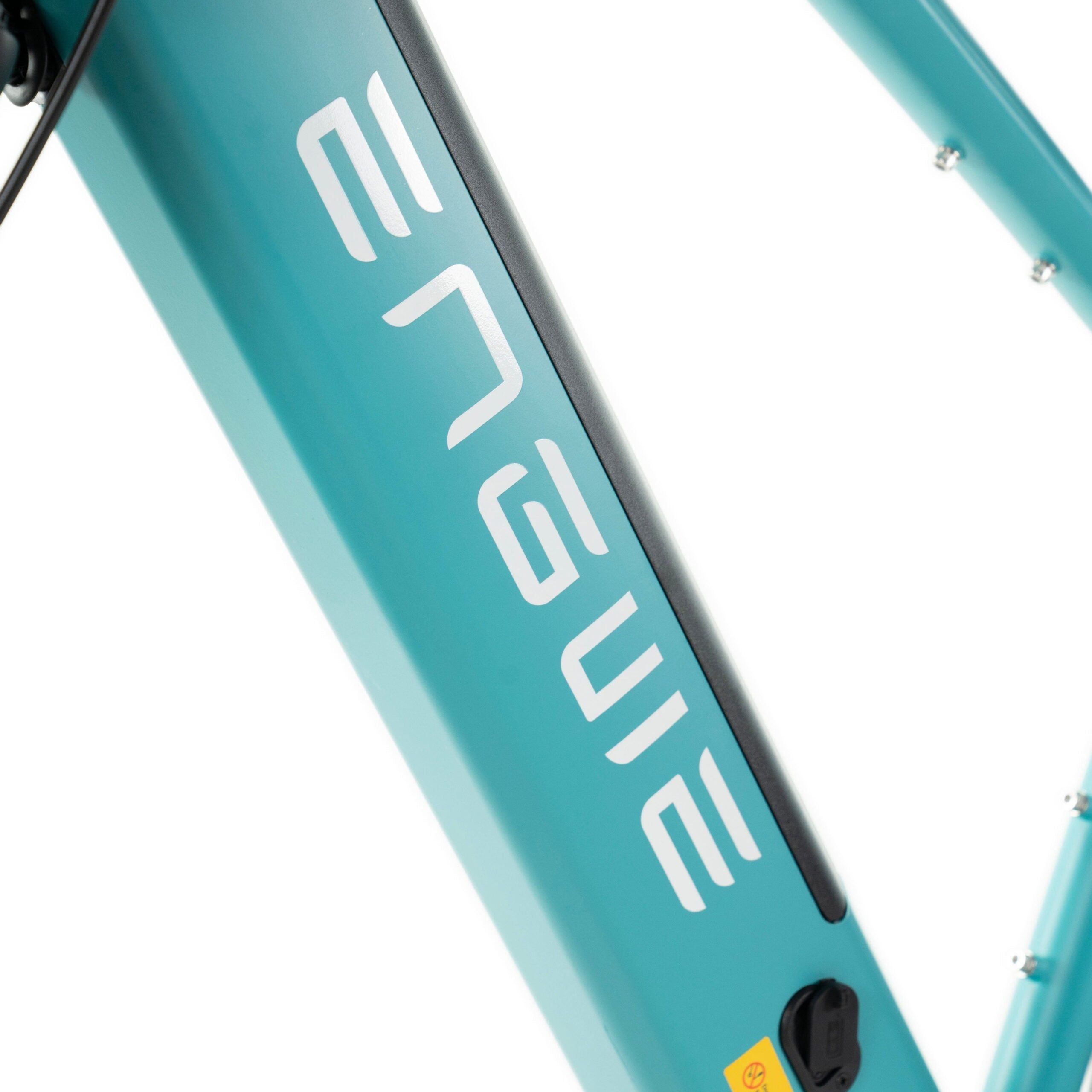 Blauwe Engwe E26 elektrische fatbike met hoge instap