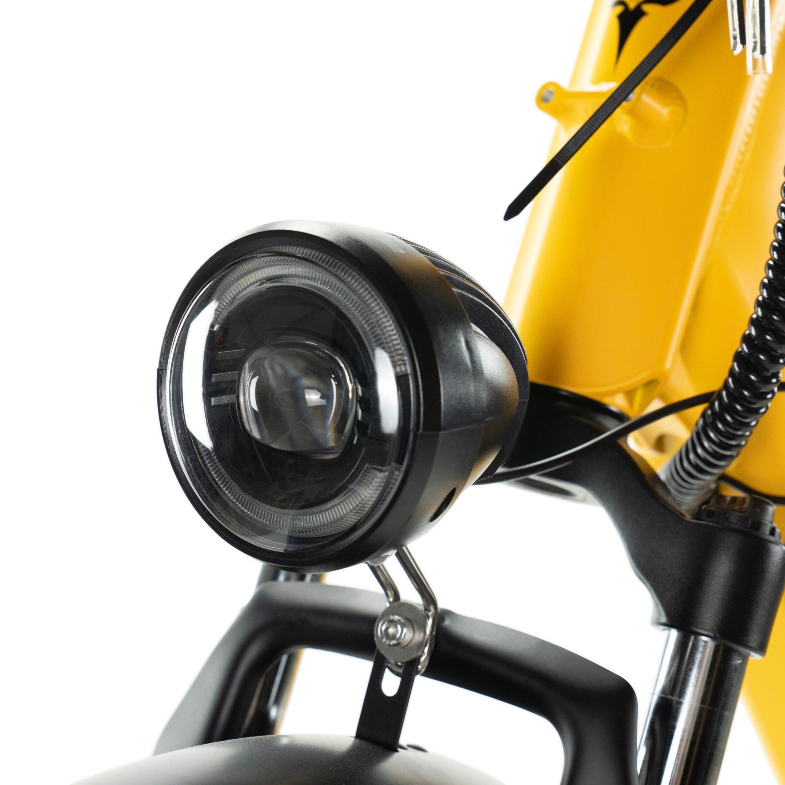 Gele Engwe E26 elektrische fatbike met lage instap frame