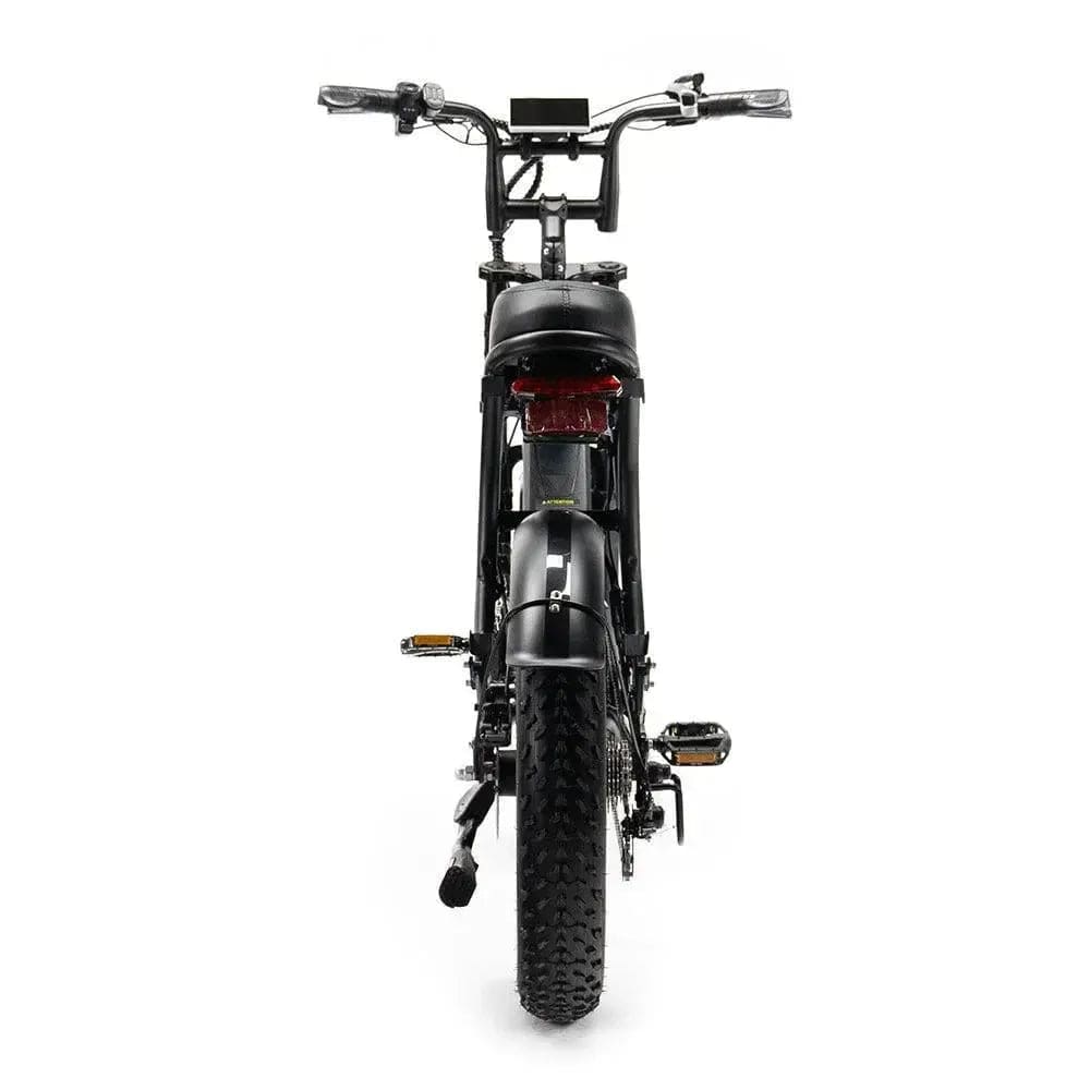 OUXI V8 MAX 3.0 (2025) - Dubbele Accu - Fatbike - Zwart - 250W + Achterzitje + Alarm + Voetsteuntjes