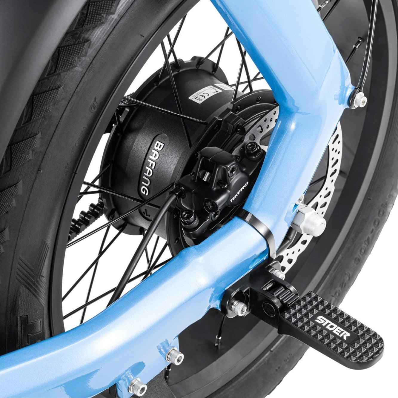STOER UrbanX elektrische fatbike met dikke banden, geschikt voor alle terreinen.