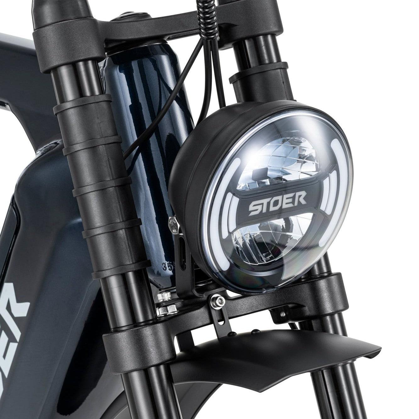 STOER Urban X elektrische fatbike navy blauw (9)