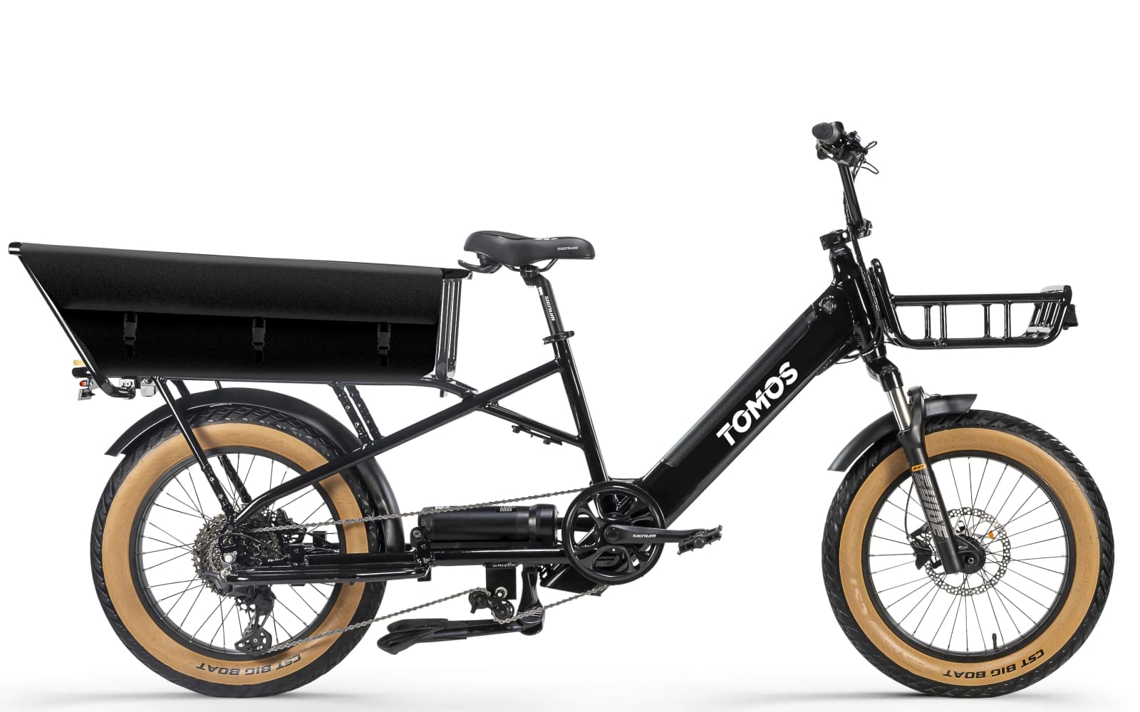 tomos et02 e-cargo fat 2 longtail glossy black (20)