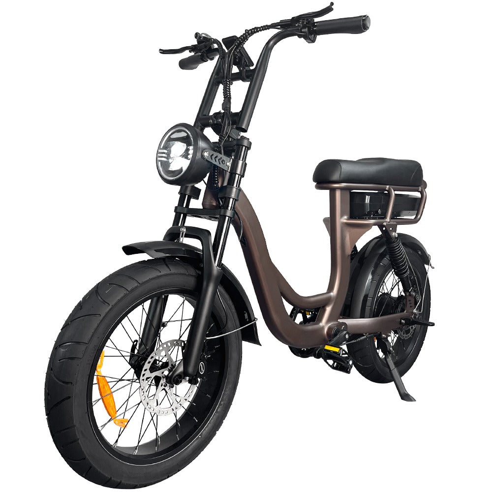 7GO EB8 - Fatbike - Koffie Bruin - Lage Instap - 250W