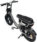 EB8 Elektrische Fatbike Grijs Lage instap 250watt
