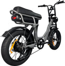 EB8 Elektrische Fatbike Grijs Lage instap 250watt