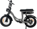 EB8 Elektrische Fatbike Grijs Lage instap 250watt