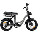 EB8 Elektrische Fatbike Grijs 250watt Lage instap