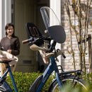 Qibbel Air Fietsstoeltje Voor - Midnight Black - Stuurpenbevestiging - Voorzitje - Fietszitje - Stuur