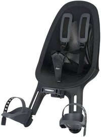 Qibbel Air Fietsstoeltje Voor - Midnight Black - Stuurpenbevestiging - Voorzitje - Fietszitje - Stuur