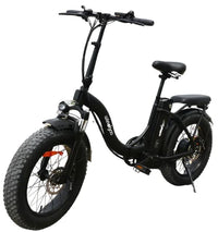 windgoo e20 vouwfiets fatbike zwart 20 inch lage instap