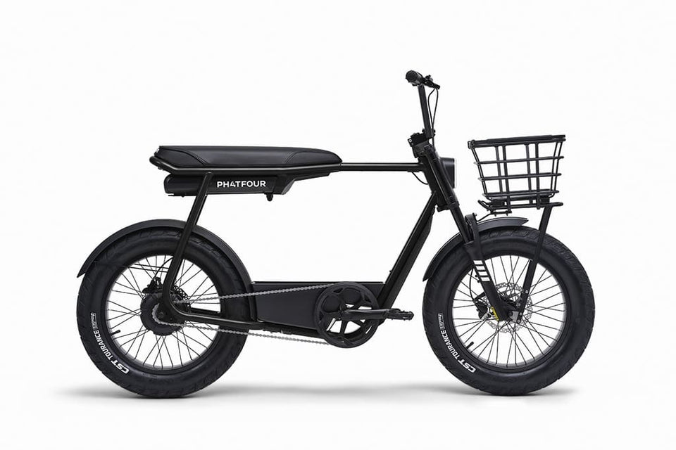 Phatfour FLX - Zwart - Fatbike - 20 inch - 250W
