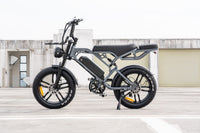 lifestyle foto QM Wheels V20 Pro fatbike in het nardo grey