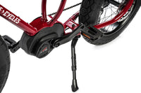elektrische fatbike van ruff cycles lil missy in de kleur kissy red 500wh 10