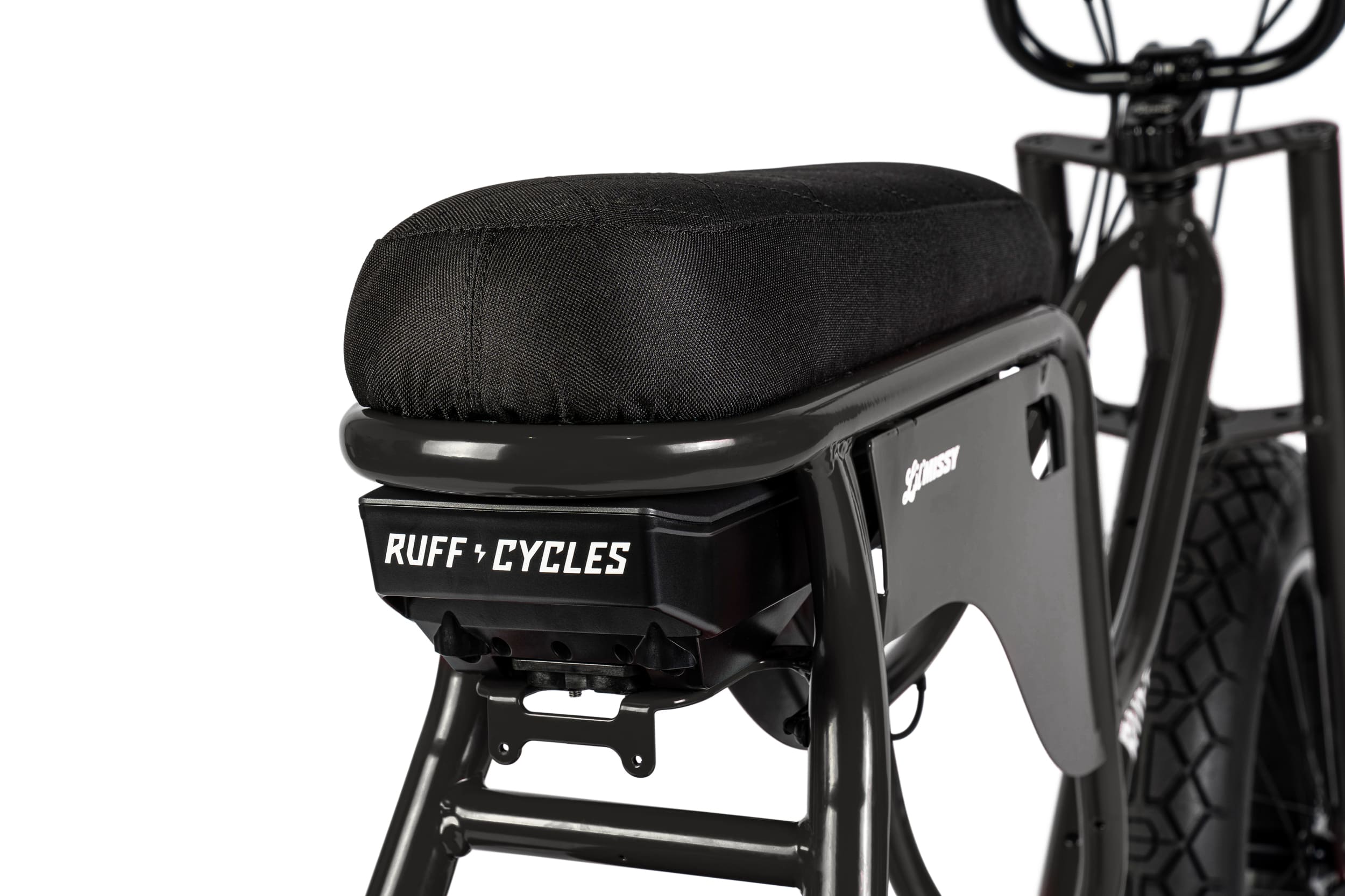 Ruff Cycles Lil Missy elektrische fatbike in de kleur Triple Black met 500wh accu-9