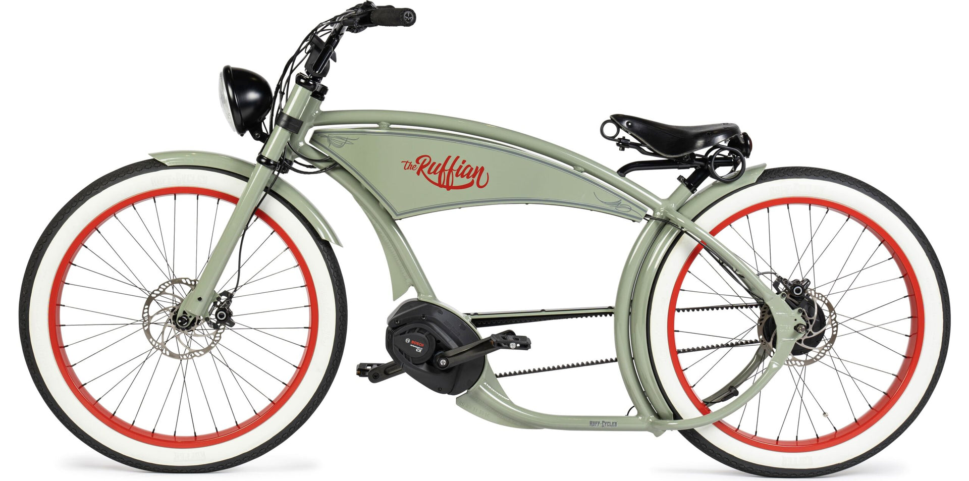 Ruff Cycles - The Ruffian - Fatbike - Cement Grey - CX 500 Wh