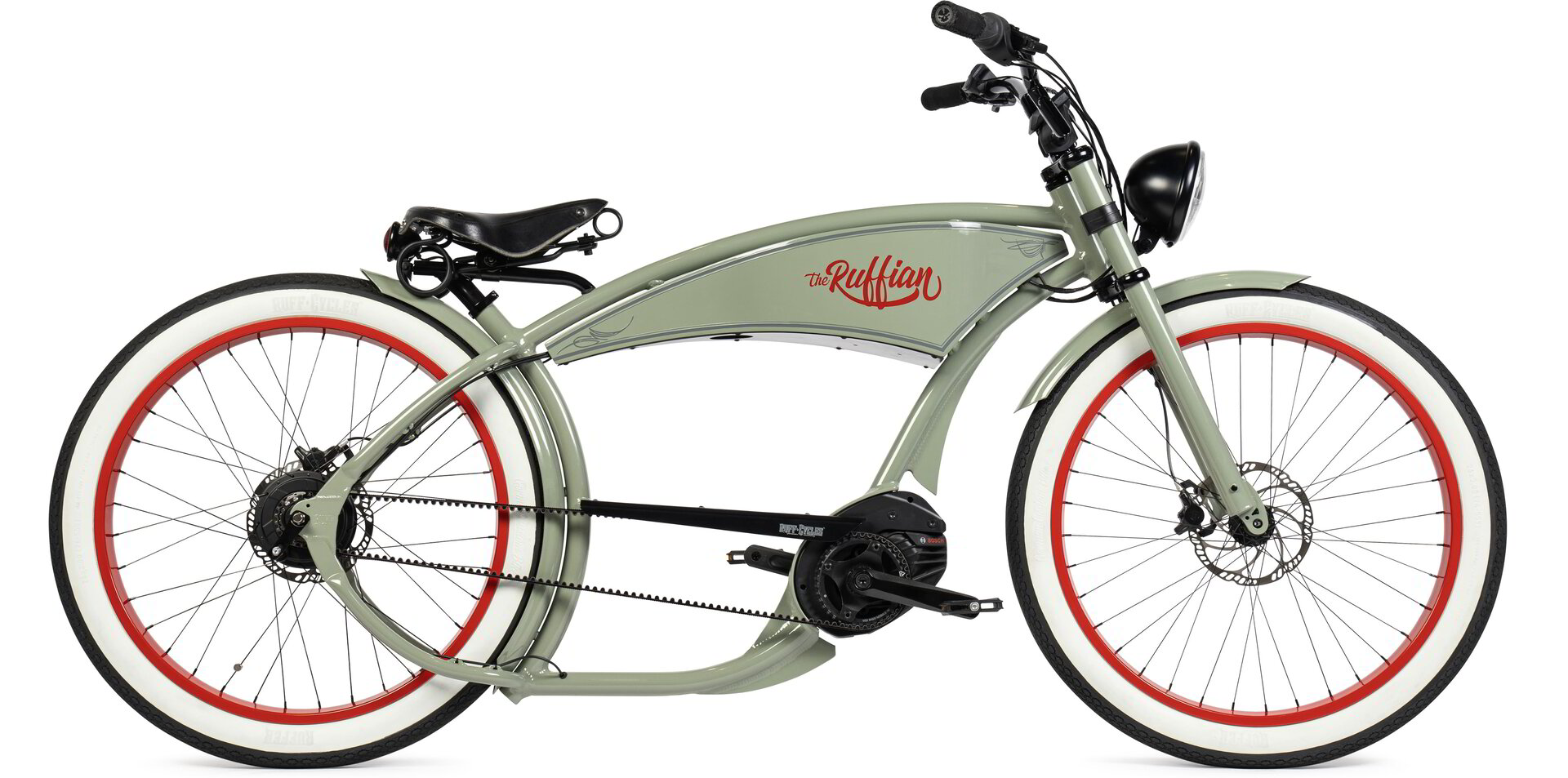 Ruff Cycles - The Ruffian - Fatbike - Cement Grey - CX 500 Wh
