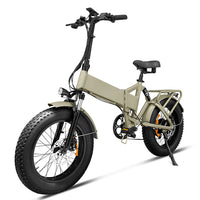 EB3 Elektrische Fatbike Vouwfiets Beige Zandkleur 250watt