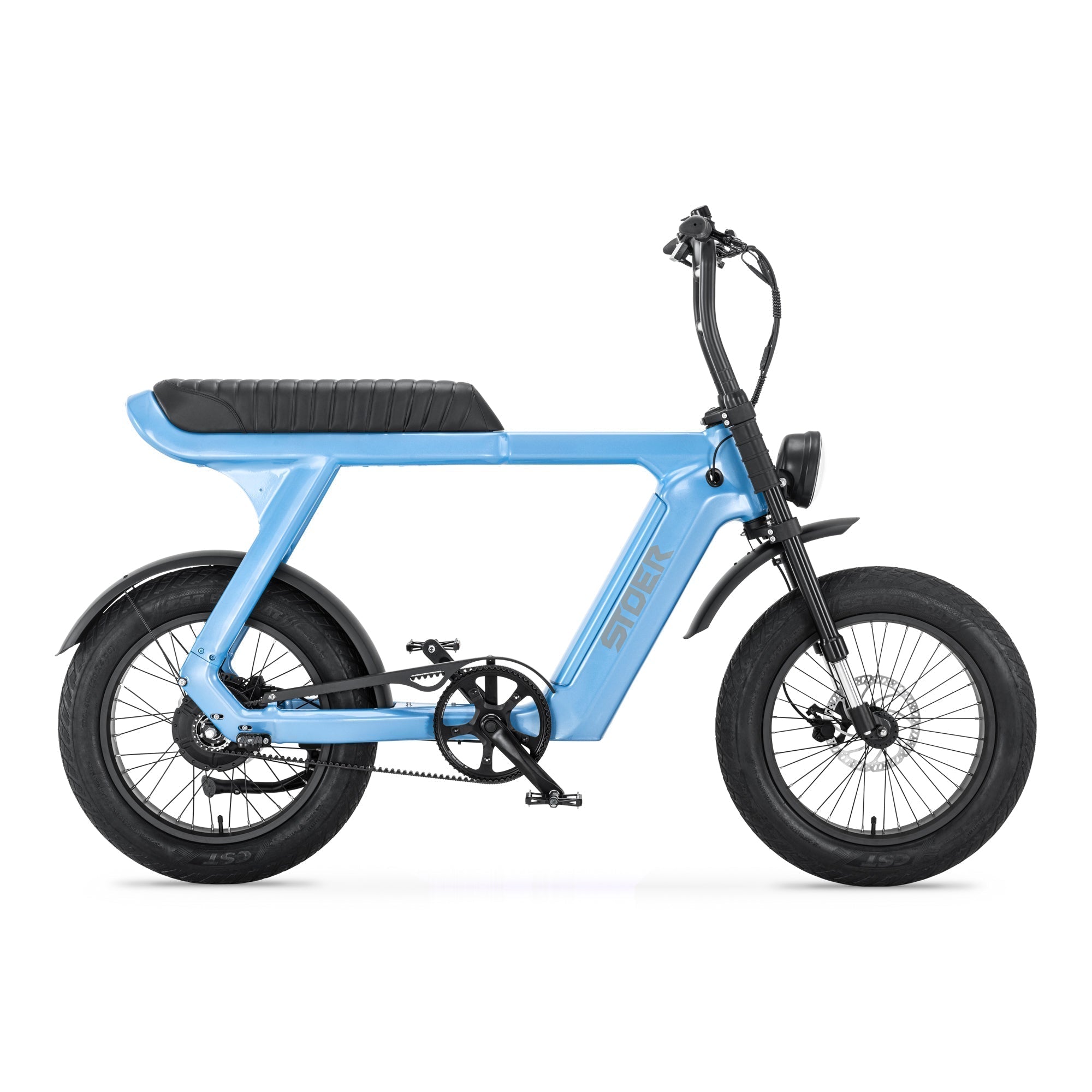 STOER Bikes Urban X - Fatbike - Sky Blauw - 20 inch - 250W