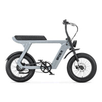 grijze stoer urban x elektrische fatbike met 250w motor