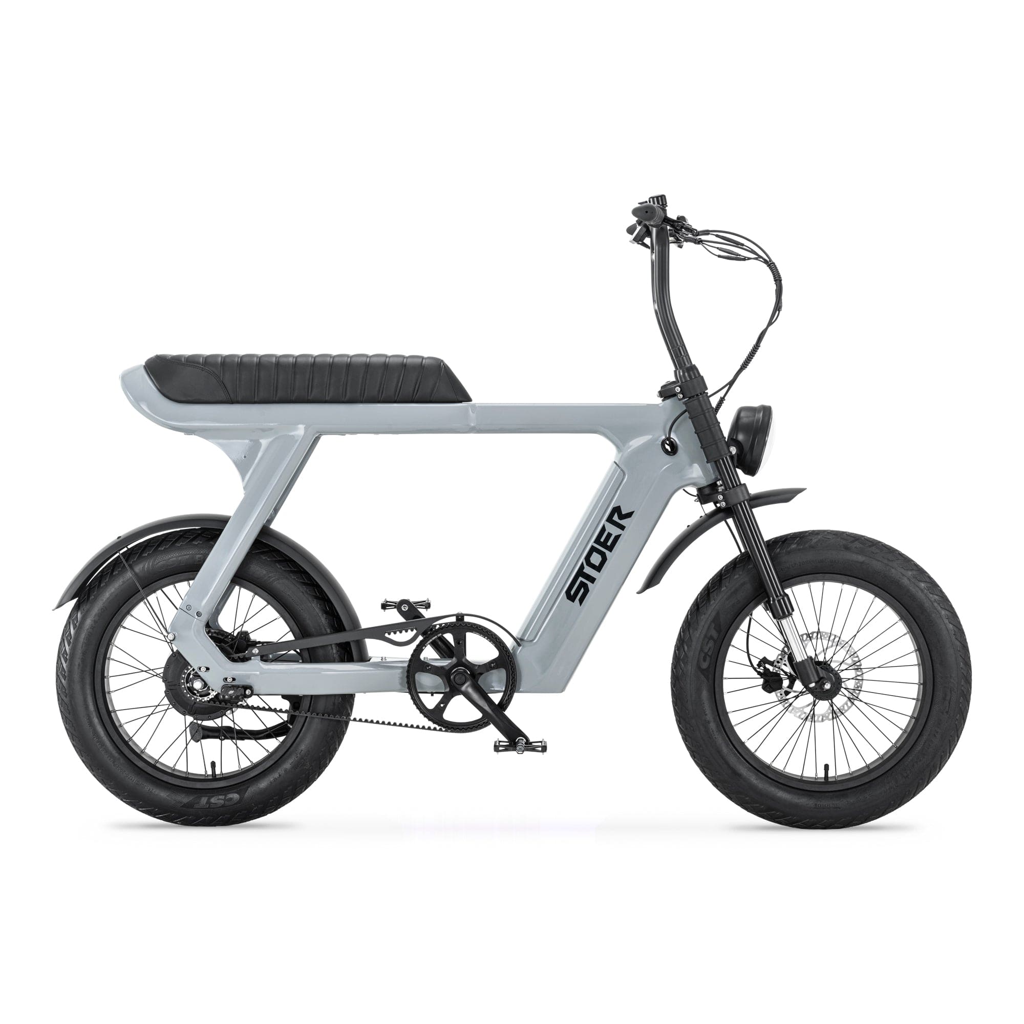 STOER Bikes Urban X - Fatbike - Grijs - 20 inch - 250W