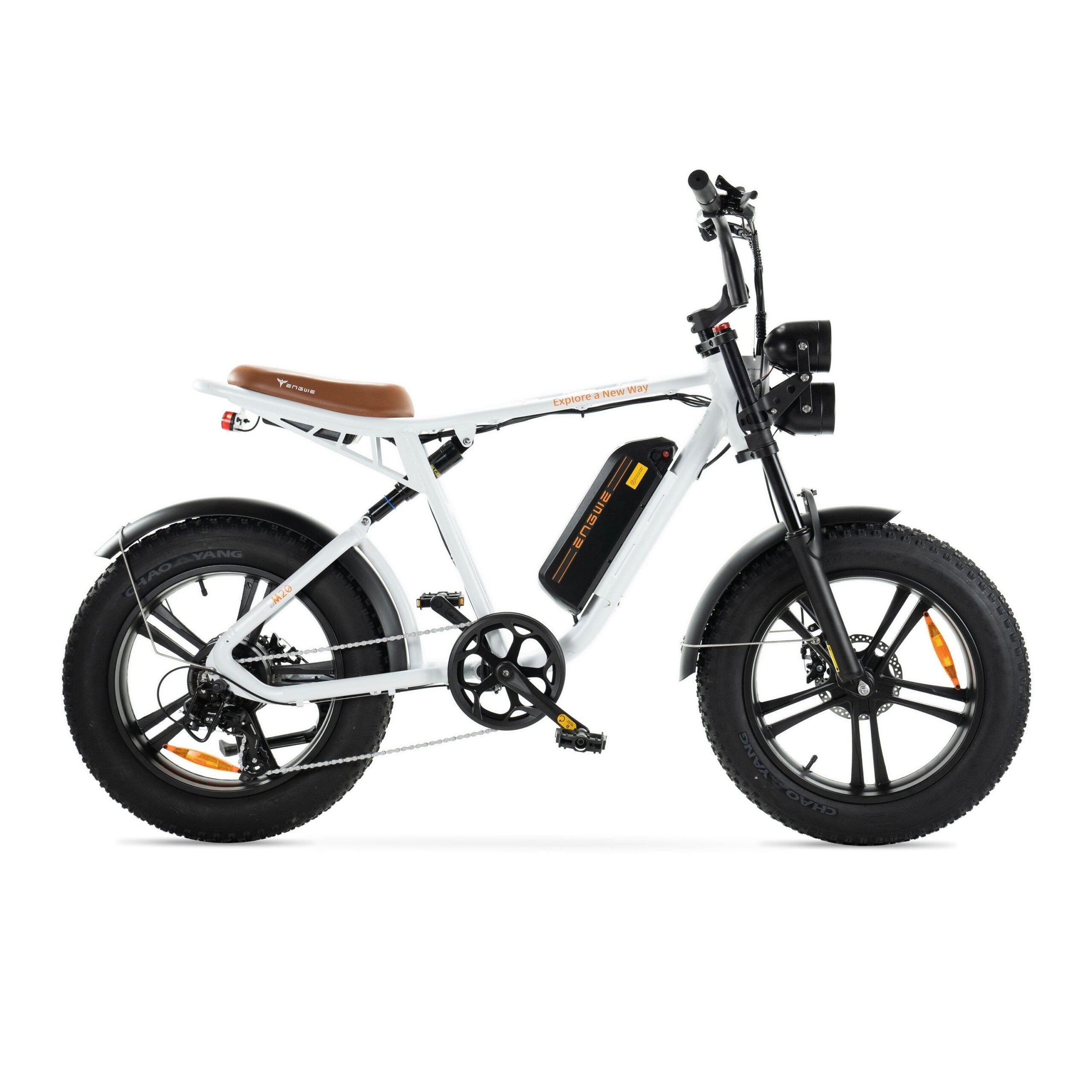 ENGWE M20 - Fatbike - Wit - Enkele accu - 20 inch - 250W
